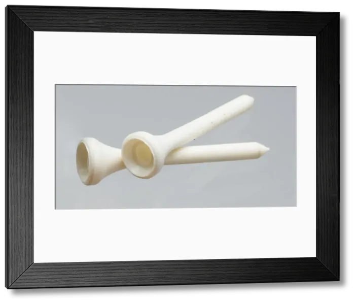 Framed Print : Golf tees belonging to Ethel Funches, late 20th century. Creator: Unknown Framed Print : Golf tees belonging to Ethel Funches, late 20th century. Creator: Unknown