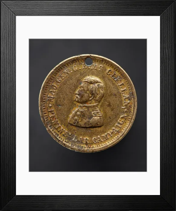 Framed Print : Identification tag for C. P. More [sic], 1863 - 1864. Creator: Unknown