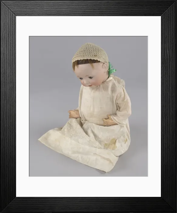 Framed Print : Doll owned by Clementine Roundtree Cottee and Josephine English Church, ca. 1920 Framed Print : Doll owned by Clementine Roundtree Cottee and Josephine English Church, ca. 1920