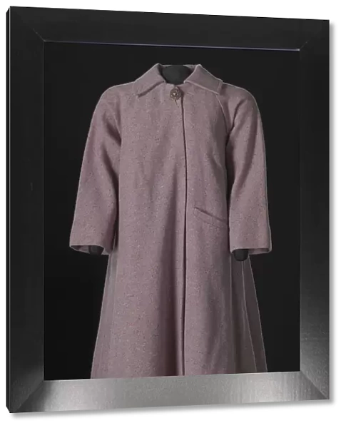 Lavender tweed swing coat designed by Arthur McGee, mid 20th-late 20th century
