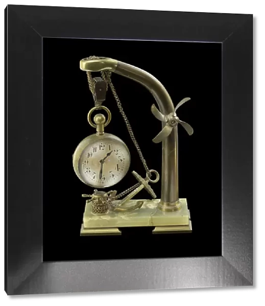 Nautical clock gifted from Pres. Theodore Roosevelt to William L. Houston, 1905-1919