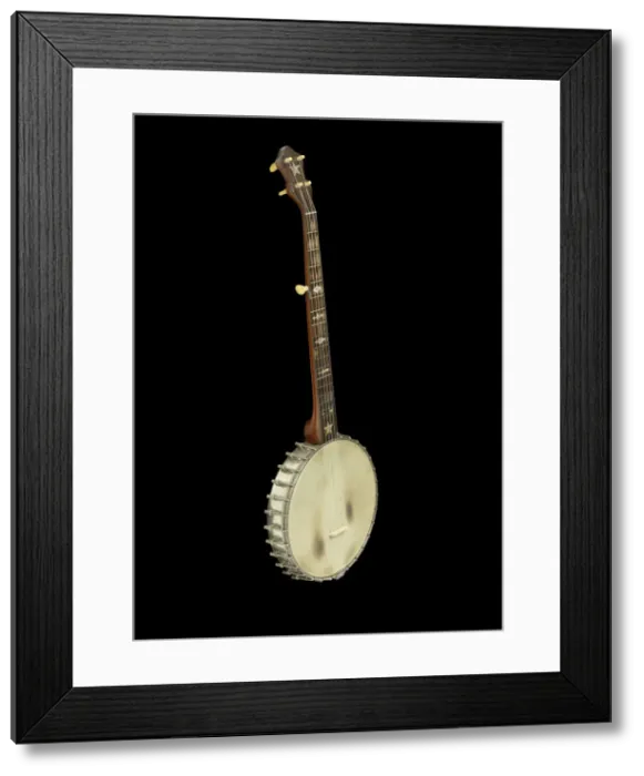 Framed Print : Banjo created for Charles P. Stinson, late19th centruy. Creator: John H. Buckbee Framed Print : Banjo created for Charles P. Stinson, late19th centruy. Creator: John H. Buckbee