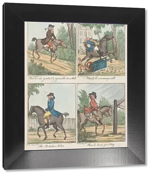 Four Scenes: How to Ride Genteel & Agreeable Down Hill;How to be Run Away With
