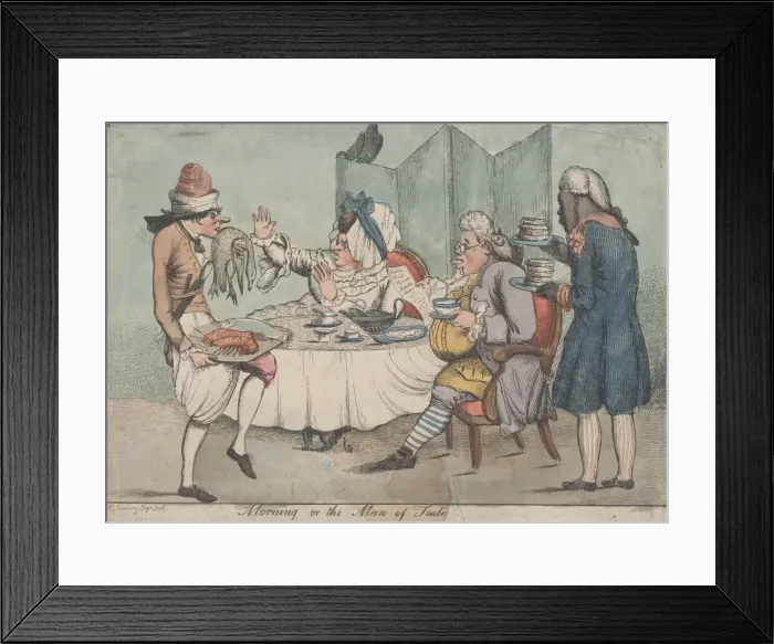 Framed Print : Morning, or, the Man of Taste, 1802-11. Creator: Unknown Framed Print : Morning, or, the Man of Taste, 1802-11. Creator: Unknown