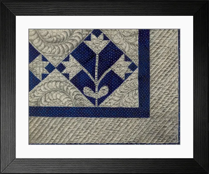 Framed Print : Cotton Quilt, 1935 / 1942. Creator: Katherine Hastings Framed Print : Cotton Quilt, 1935 / 1942. Creator: Katherine Hastings
