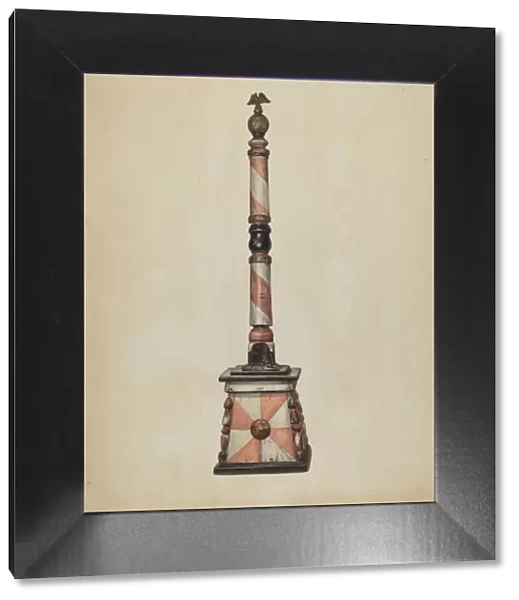 Barber Pole, 1935  /  1942. Creator: Elisabeth Fulda
