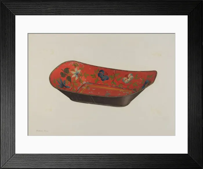 Framed Print : Bread Tray, 1935 / 1942. Creator: Mildred Ford Framed Print : Bread Tray, 1935 / 1942. Creator: Mildred Ford