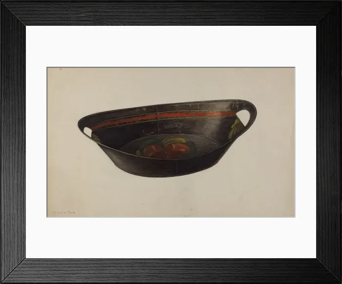 Framed Print : Bread Tray, c. 1938. Creator: Mildred Ford Framed Print : Bread Tray, c. 1938. Creator: Mildred Ford