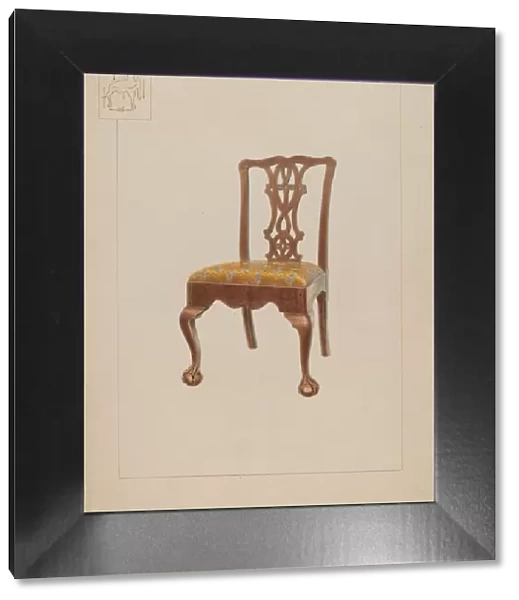 Chair, c. 1937. Creator: Edward L Loper