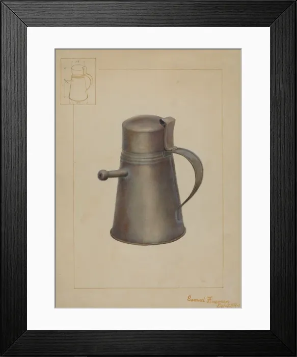 Framed Print : Babys Feeding Bottle, c. 1937. Creator: Samuel Fineman Framed Print : Babys Feeding Bottle, c. 1937. Creator: Samuel Fineman