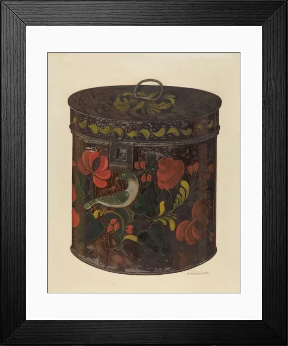 Framed Print : Canister, 1935 / 1942. Creator: Marie Famularo Framed Print : Canister, 1935 / 1942. Creator: Marie Famularo