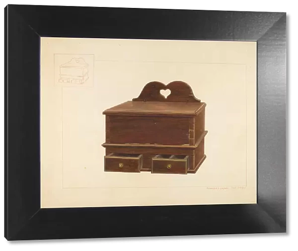 Cabinet Spice Box, c. 1938. Creator: Edward L Loper