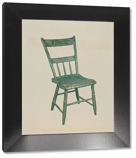 Chair, c. 1938. Creator: Frank Eiseman