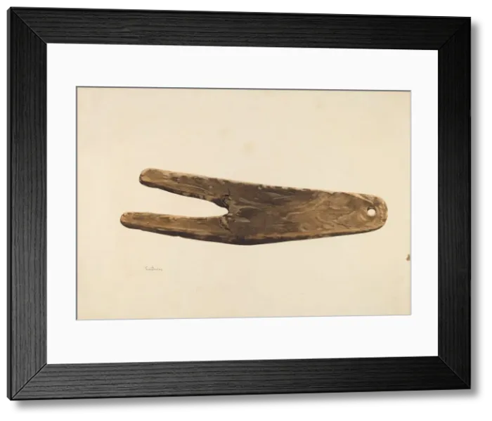 Framed Print : Bootjack, c. 1939. Creator: Thomas Dooley Framed Print : Bootjack, c. 1939. Creator: Thomas Dooley