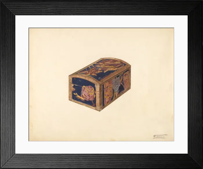 Framed Print : Box, c. 1939. Creator: Frank Fumagalli Framed Print : Box, c. 1939. Creator: Frank Fumagalli