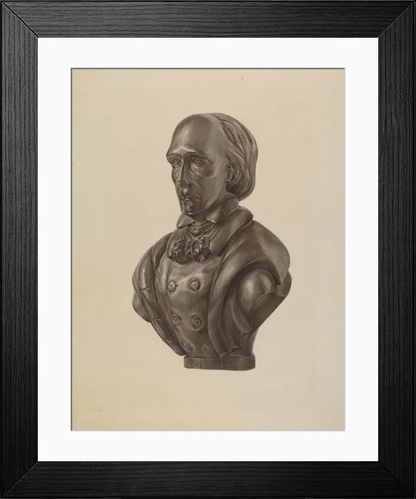 Framed Print : Bust of Henry Clay, 1935  /  1942. Creator: Elisabeth Fulda