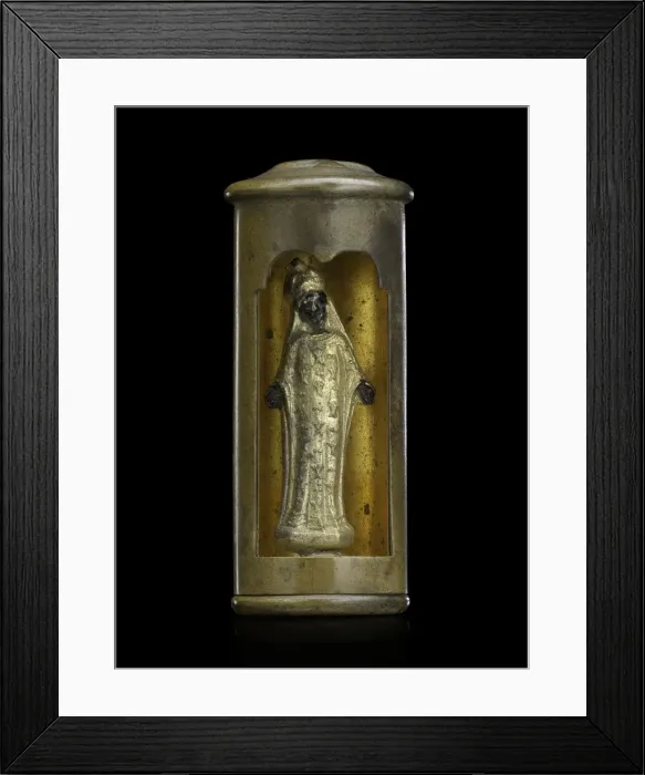 Framed Print : Miniature Black Madonna, 1914-1918. Creator: Unknown Framed Print : Miniature Black Madonna, 1914-1918. Creator: Unknown