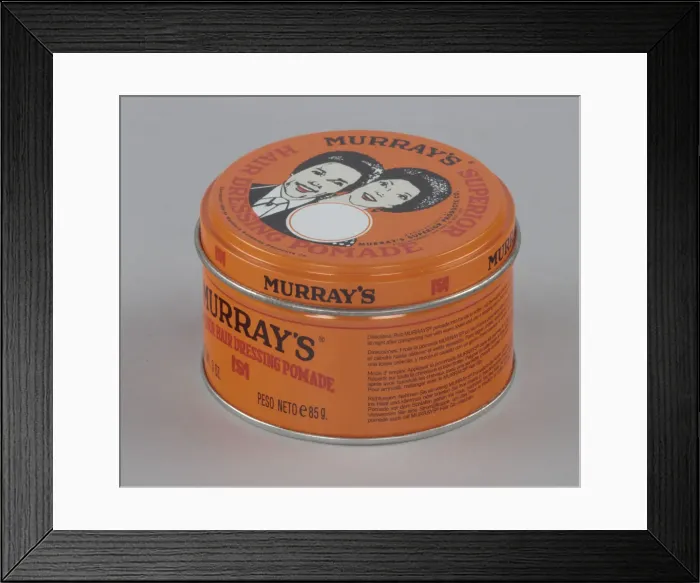 Framed Print : Tin of Murrays Superior Hair Dressing Pomade, 2014. Creator: Murray s Framed Print : Tin of Murrays Superior Hair Dressing Pomade, 2014. Creator: Murray s