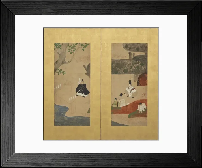 Framed Print : A Shinto ceremony, Edo period, late 17th-early 18th century. Creator: Ogata Kenzan Framed Print : A Shinto ceremony, Edo period, late 17th-early 18th century. Creator: Ogata Kenzan