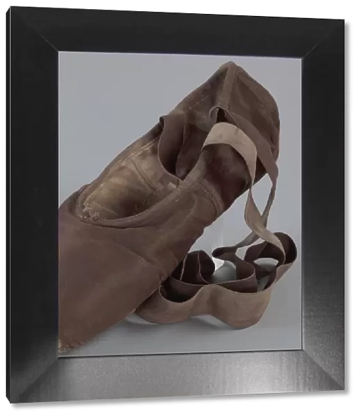Toe shoe and tights worn by Ingrid Silva of Dance Theatre of Harlem, 2013-2014