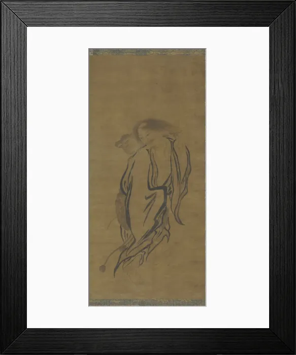 Framed Print : Liu Hai with a Three-legged Toad, Ming dynasty, 16th century. Creator: Unknown Framed Print : Liu Hai with a Three-legged Toad, Ming dynasty, 16th century. Creator: Unknown