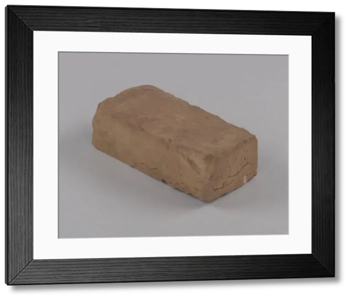Framed Print : Building brick from Spelman Colleges Upton Hall, ca. 1905. Creator: Unknown Framed Print : Building brick from Spelman Colleges Upton Hall, ca. 1905. Creator: Unknown