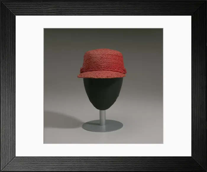 Framed Print : Fishing hat from the Powell family vacation cottage, mid 20th Century. Creator: Unknown Framed Print : Fishing hat from the Powell family vacation cottage, mid 20th Century. Creator: Unknown