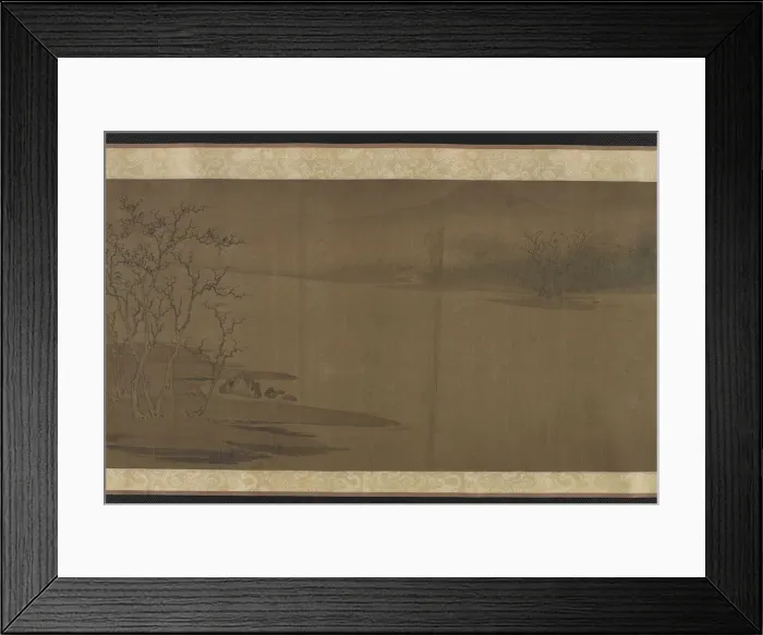 Framed Print : Old Trees and Cold Crows, in the style of Zhao Danian, Yuan or Ming dynasty, (14th century?). Creator: Unknown Framed Print : Old Trees and Cold Crows, in the style of Zhao Danian, Yuan or Ming dynasty, (14th century?). Creator: Unknown