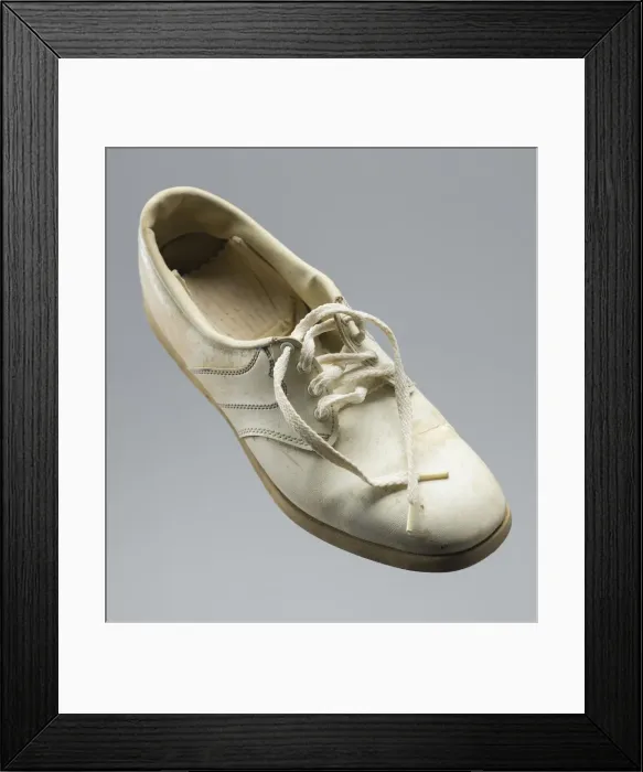 Framed Print : Golf shoe belonging to Ethel Funches, late 20th century. Creator: FootJoy Framed Print : Golf shoe belonging to Ethel Funches, late 20th century. Creator: FootJoy