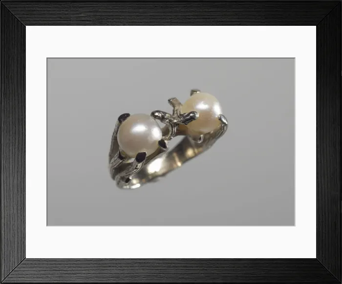 Framed Print : Ring owned by Ginger Smock, late 20th century. Creator: Unknown Framed Print : Ring owned by Ginger Smock, late 20th century. Creator: Unknown