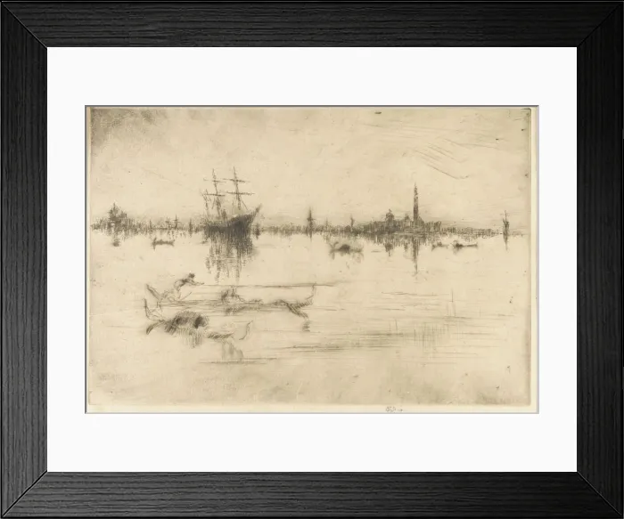 Framed Print : Nocturne, 1879-1880. Creator: James Abbott McNeill Whistler Framed Print : Nocturne, 1879-1880. Creator: James Abbott McNeill Whistler