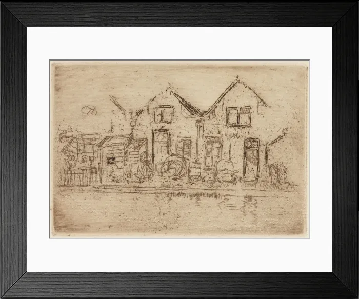 Framed Print : The Little Wheelwright s, 1884. Creator: James Abbott McNeill Whistler Framed Print : The Little Wheelwright s, 1884. Creator: James Abbott McNeill Whistler