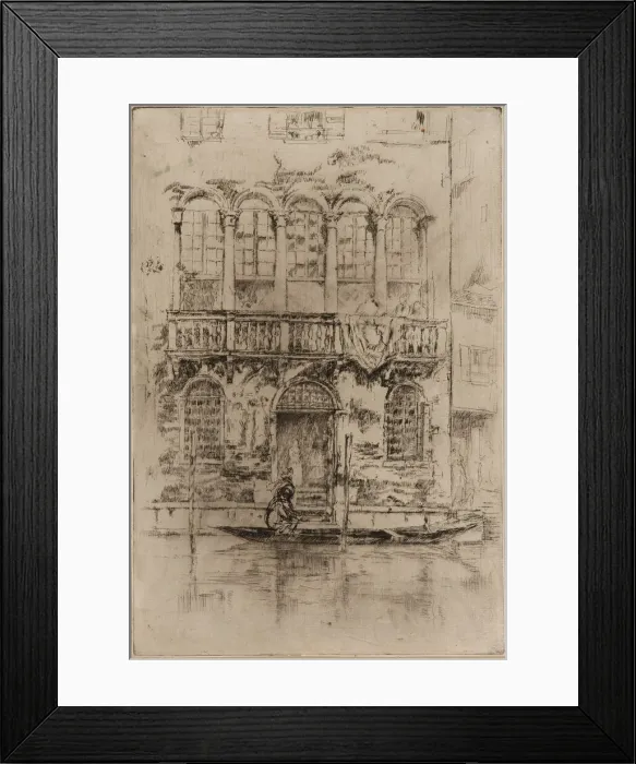 Framed Print : The Balcony, 1879-1880. Creator: James Abbott McNeill Whistler Framed Print : The Balcony, 1879-1880. Creator: James Abbott McNeill Whistler