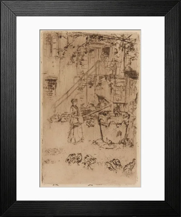 Framed Print : Turkeys, 1879-1880. Creator: James Abbott McNeill Whistler Framed Print : Turkeys, 1879-1880. Creator: James Abbott McNeill Whistler
