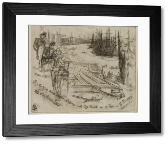 Framed Print : The Little Pool, 1861. Creator: James Abbott McNeill Whistler Framed Print : The Little Pool, 1861. Creator: James Abbott McNeill Whistler