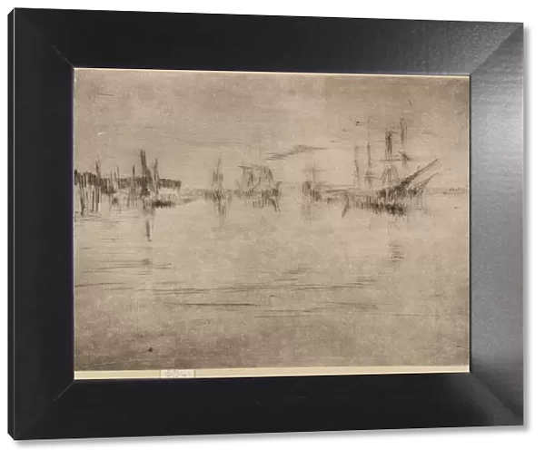 Nocturne Shipping, 1879-1880. Creator: James Abbott McNeill Whistler