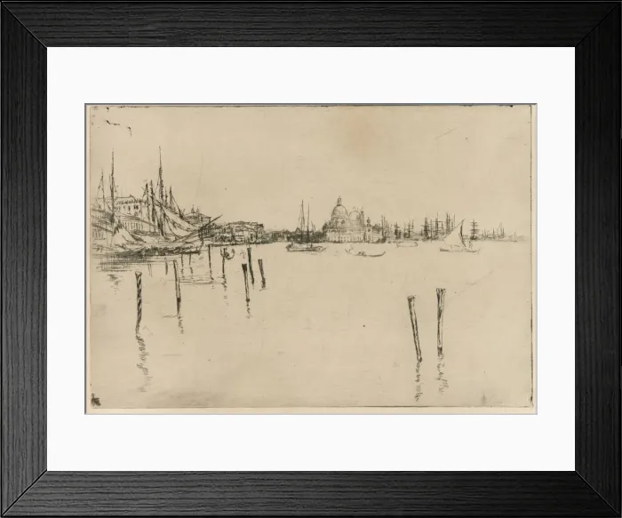 Framed Print : Venice, 1879-1880. Creator: James Abbott McNeill Whistler Framed Print : Venice, 1879-1880. Creator: James Abbott McNeill Whistler