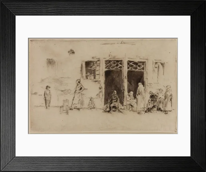 Framed Print : Old Women, 1879-1880. Creator: James Abbott McNeill Whistler Framed Print : Old Women, 1879-1880. Creator: James Abbott McNeill Whistler