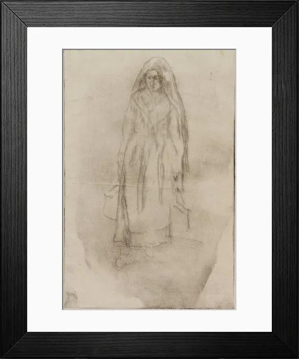 Framed Print : Venetian Water Carrier, 1879-1880. Creator: James Abbott McNeill Whistler Framed Print : Venetian Water Carrier, 1879-1880. Creator: James Abbott McNeill Whistler