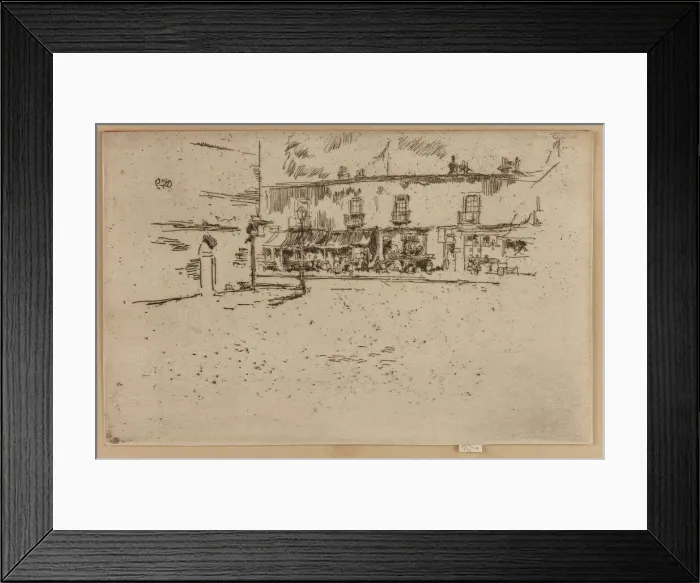Framed Print : Jubilee Place, Chelsea, 1887. Creator: James Abbott McNeill Whistler Framed Print : Jubilee Place, Chelsea, 1887. Creator: James Abbott McNeill Whistler