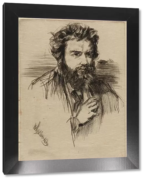 Z. Astruc, Editor of L Artiste, 1859. Creator: James Abbott McNeill Whistler