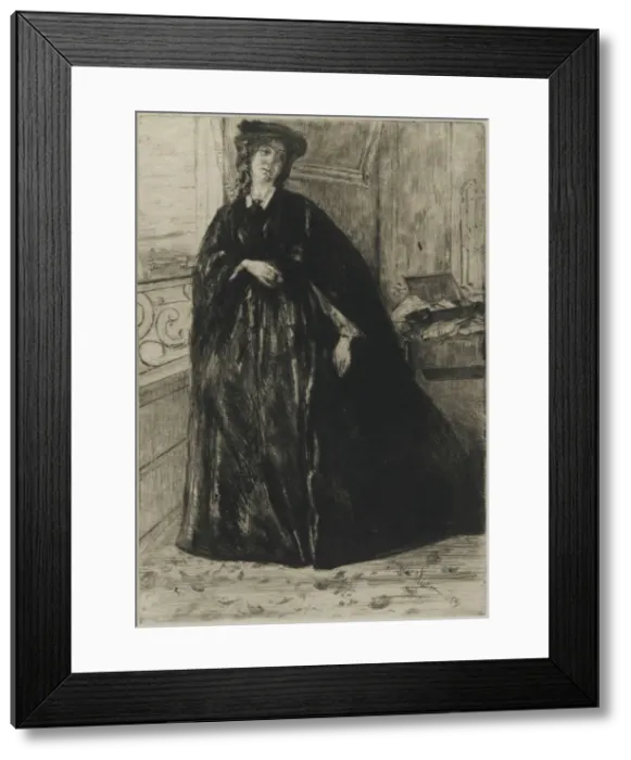 Framed Print : Finette, 1859. Creator: James Abbott McNeill Whistler Framed Print : Finette, 1859. Creator: James Abbott McNeill Whistler