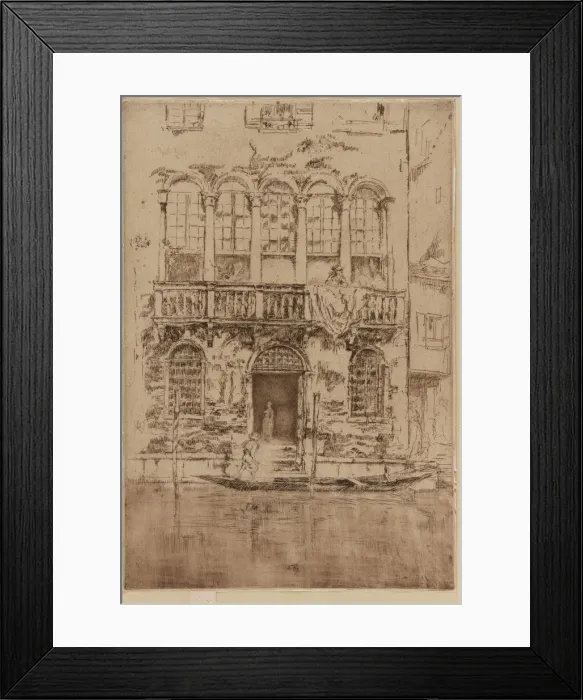 Framed Print : The Balcony, 1879-1880. Creator: James Abbott McNeill Whistler Framed Print : The Balcony, 1879-1880. Creator: James Abbott McNeill Whistler