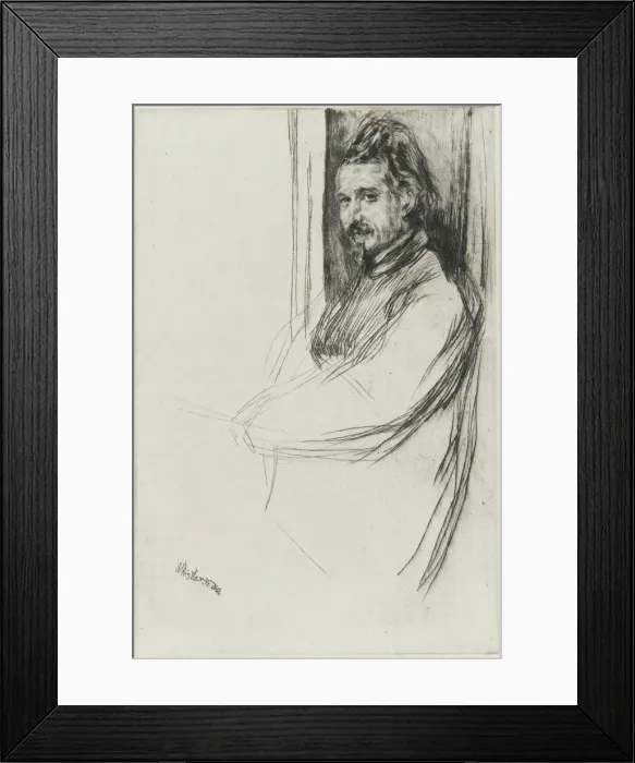 Framed Print : Axenfeld, 1860. Creator: James Abbott McNeill Whistler Framed Print : Axenfeld, 1860. Creator: James Abbott McNeill Whistler