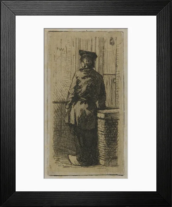Framed Print : Axenfeld, 1860. Creator: James Abbott McNeill Whistler Framed Print : Axenfeld, 1860. Creator: James Abbott McNeill Whistler