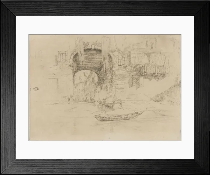 Framed Print : San Biagio, 1879-1880. Creator: James Abbott McNeill Whistler Framed Print : San Biagio, 1879-1880. Creator: James Abbott McNeill Whistler