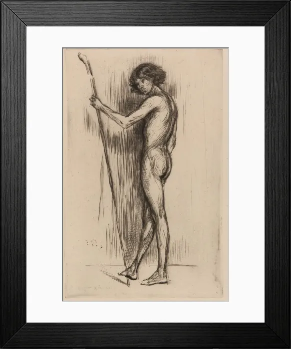 Framed Print : Fusco, 1872. Creator: James Abbott McNeill Whistler Framed Print : Fusco, 1872. Creator: James Abbott McNeill Whistler