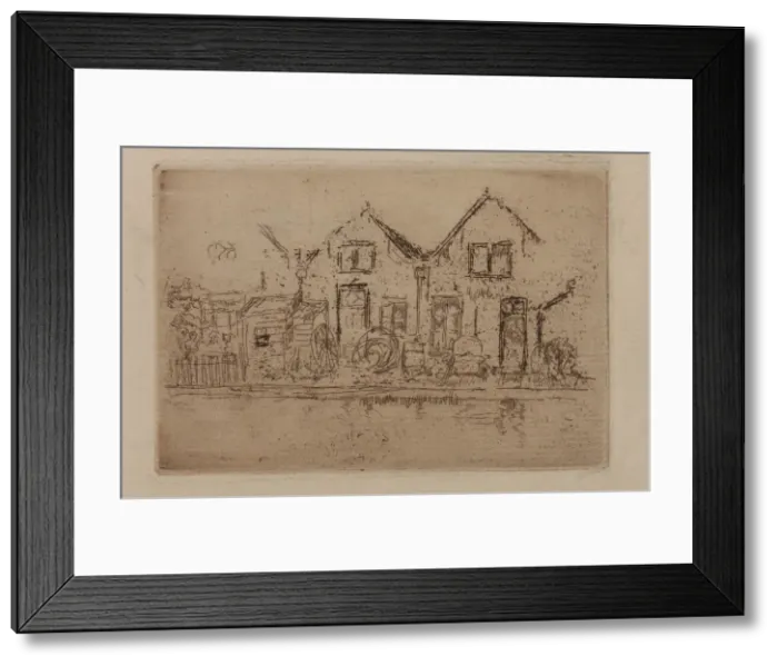 Framed Print : The Little Wheelwright s, 1884. Creator: James Abbott McNeill Whistler Framed Print : The Little Wheelwright s, 1884. Creator: James Abbott McNeill Whistler