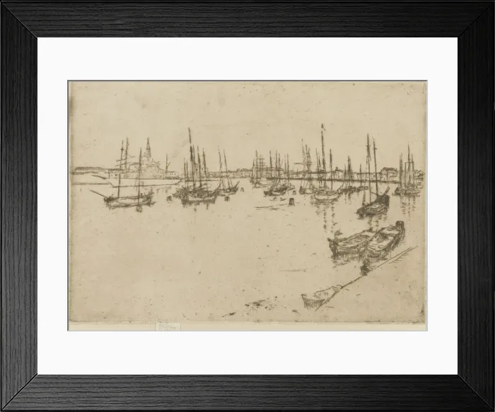 Framed Print : San Giorgio, 1879-1880. Creator: James Abbott McNeill Whistler Framed Print : San Giorgio, 1879-1880. Creator: James Abbott McNeill Whistler