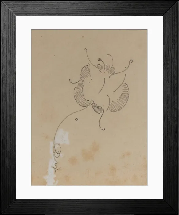 Framed Print : Whistlers Butterfly, 1886. Creator: James Abbott McNeill Whistler Framed Print : Whistlers Butterfly, 1886. Creator: James Abbott McNeill Whistler
